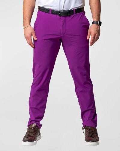 Maceoo Classic Stretch Performance Pants - Purple