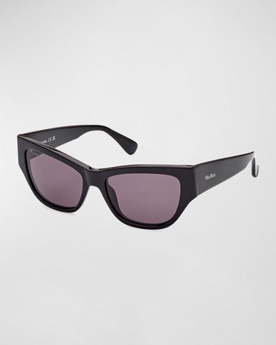 Max Mara Francoise Acetate Cat-eye Sunglasses - Gray