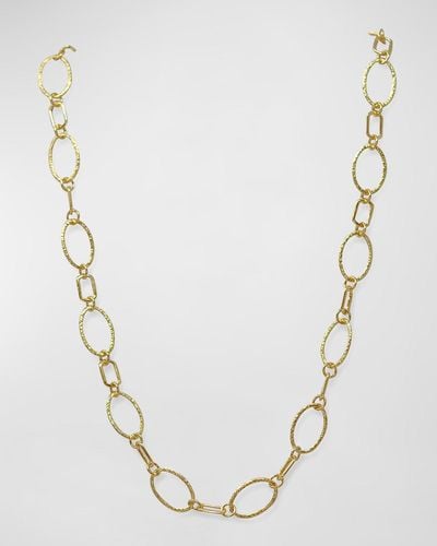 Armenta 18k Yellow Gold Paper Clip Necklace - Metallic