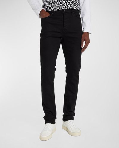 Ksubi Crystal Embellished Denim Slim Jeans - Black