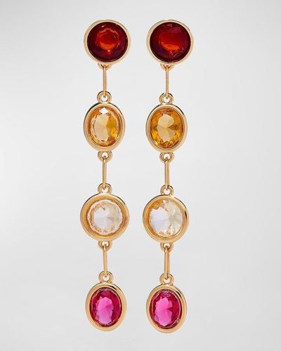 Lizzie Fortunato City Of Gems Earrings - Orange