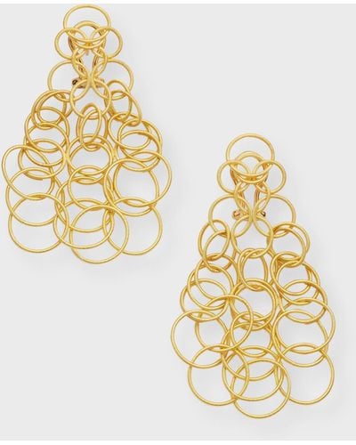 Buccellati 18k Yellow Gold Hawaii Earrings - Metallic