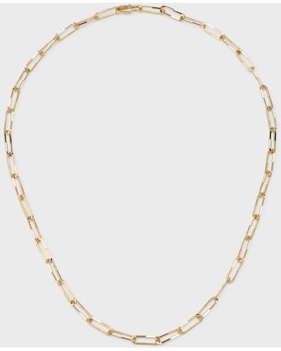 Gucci Link To Love Necklace In 18k Yellow Gold, 16.5"l - Natural