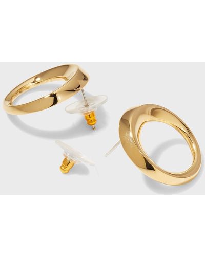 Soko Kaya Open Stud Earrings - Metallic