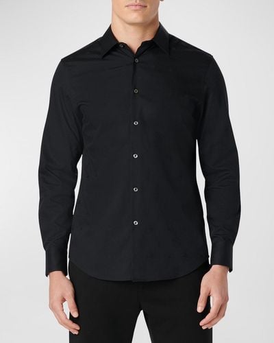 Bugatchi Julian Solid Sport Shirt - Black