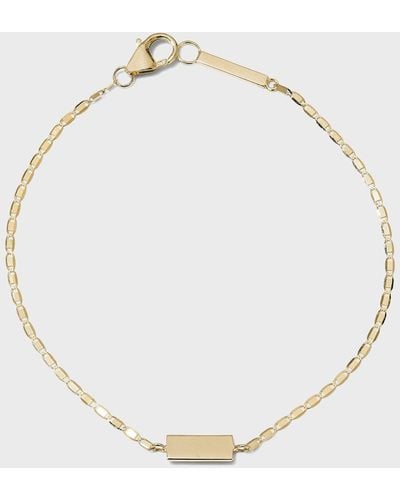 Lana Jewelry Petite Malibu Gold Tag Bracelet - Natural