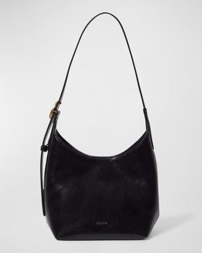 orYANY Egg Leather Shoulder Bag - Black