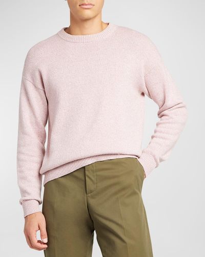 Loro Piana Washiba Cotton-cashmere Crewneck Sweater - Multicolor