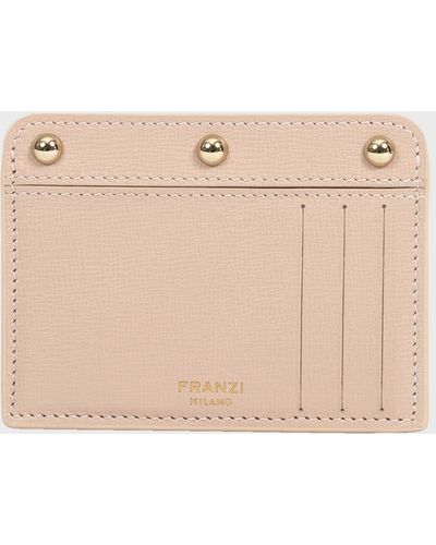 Franzi Luisa Leather Card Holder - Natural