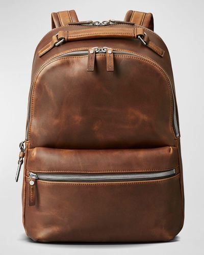 Shinola Runwell Leather Backpack - Brown