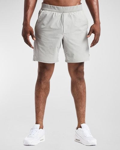 PUBLIC REC Solid Flex Athletic Shorts - White