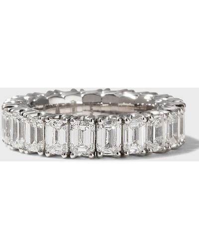 Picchiotti Xpandable 18k White Gold Emerald-cut Diamond Ring, Size 6.25 - 9.50 - Multicolor
