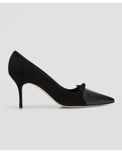 Manolo Blahnik Orientalia 90mm leather pumps - Black