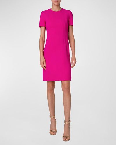 Akris Short Wool Dress - Pink