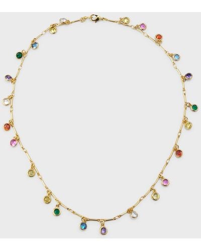 Roxanne Assoulin Rainbow Fringe Necklace - Natural