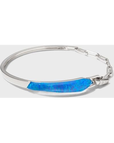 Stephen Webster Slimline Shard Linked Bracelet With Opalescent Quartz - Blue