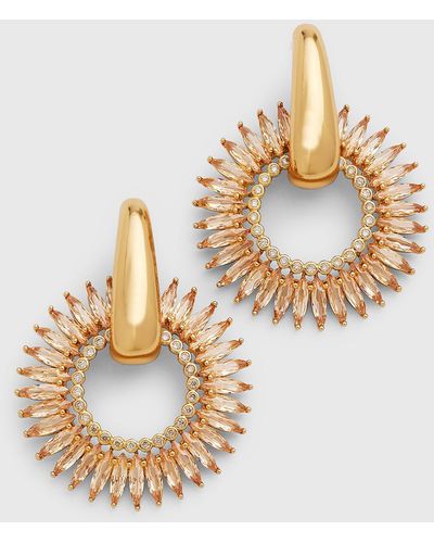 Mignonne Gavigan Madeline Crystal Drop Earrings - Metallic