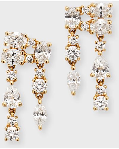 Anita Ko 18k Yellow Gold Diamond Maya Earrings - Natural