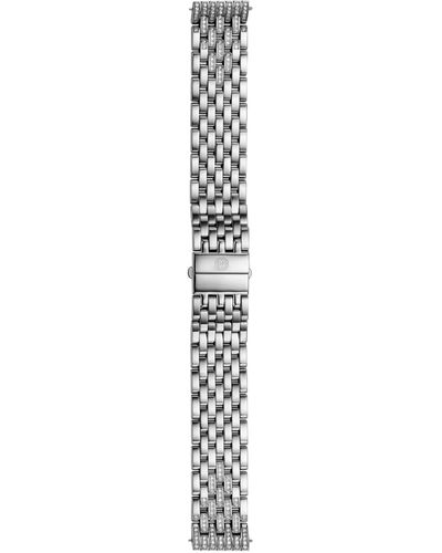 Michele 18Mm Deco Diamond Bracelet Strap - White