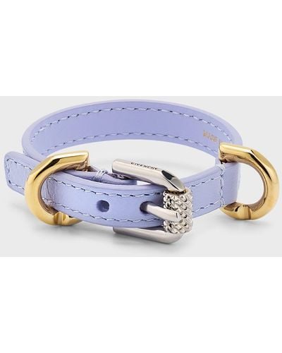 Givenchy Voyou Leather Bracelet - Blue