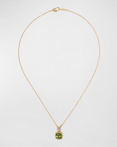 Konstantino London Blue Topaz And White Diamond Necklace, 18"l