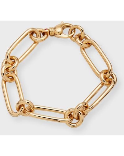 Roberto Coin Oro Classic Oval And Round Link Chain Bracelet - Metallic