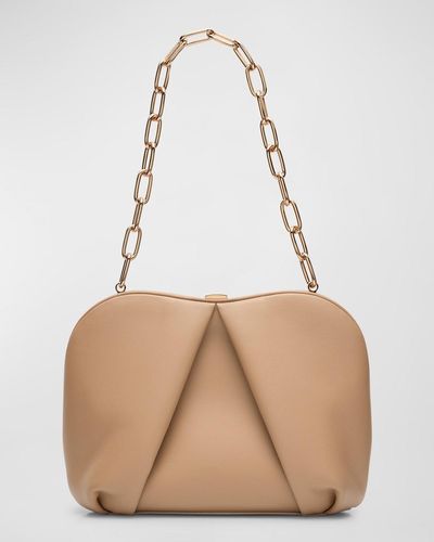 Gabriela Hearst Taylor Leather Clutch Bag - Natural