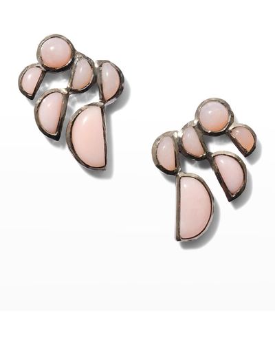 Nakard Prawn Stud Earrings, Opal - Metallic