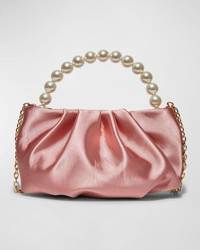 Lele Sadoughi Marlowe Satin Evening Top-handle Bag - Pink