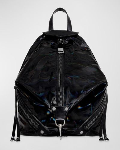Rebecca Minkoff Julian Holographic Nylon Backpack - Black
