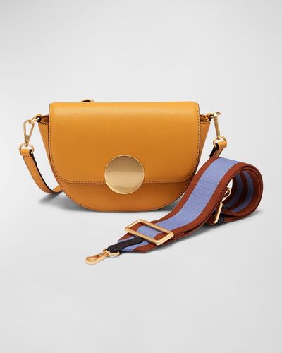 orYANY Lottie Saddle Leather Crossbody Bag - Multicolor
