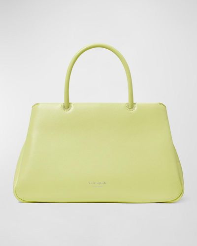 Kate Spade Grace Leather Top-Handle Bag - Yellow