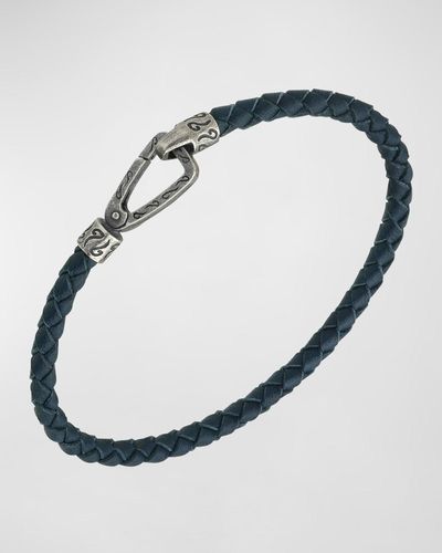 Marco Dal Maso Lash Woven Bracelet - Blue