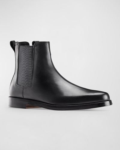 KOIO Trento Leather Chelsea Boots - Black