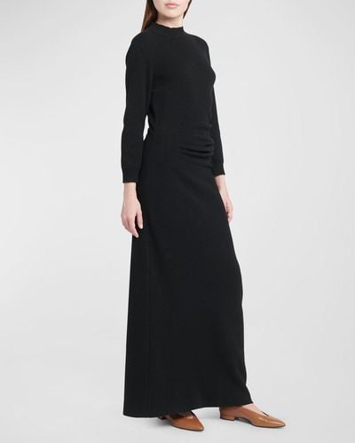 Loro Piana Queenstown Cashmere-blend Maxi Dress - Black