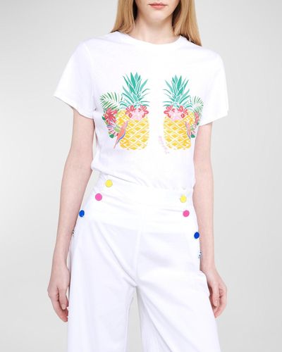 Paolita Tropical Graphic T-Shirt - White