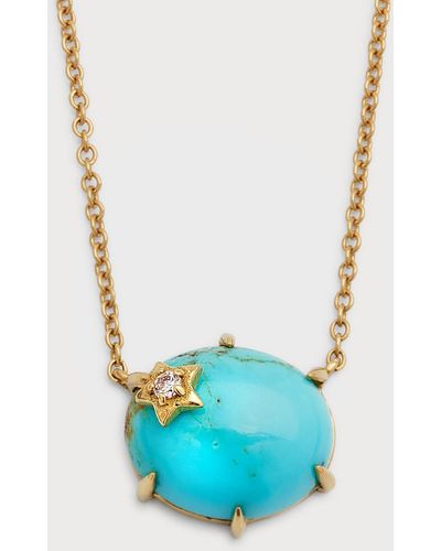 Andrea Fohrman Mini Galaxy Necklace - Blue