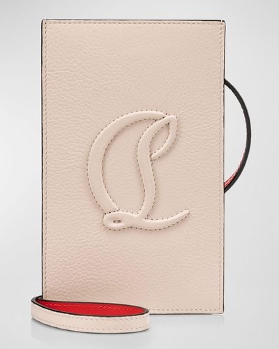 Christian Louboutin By My Side Phone Pouch - Natural
