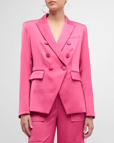 Veronica Beard Miller Dickey Jacket - Pink