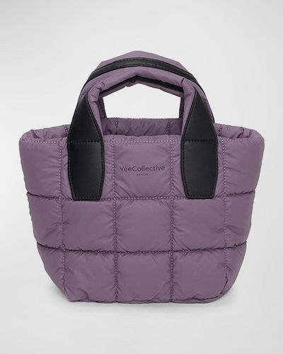 VEE COLLECTIVE Porter Mini Padded Tote Bag - Purple