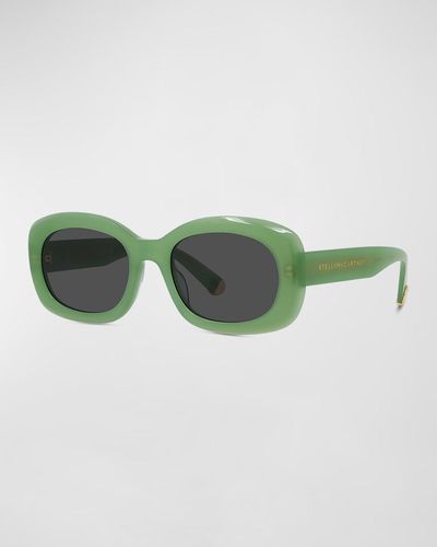 Stella McCartney Metal Square Sunglasses - Green