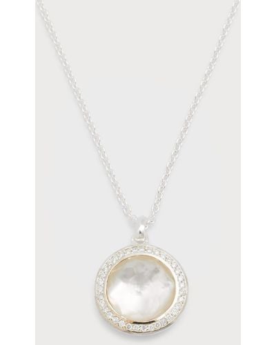 Ippolita Mini Pendant Necklace - White