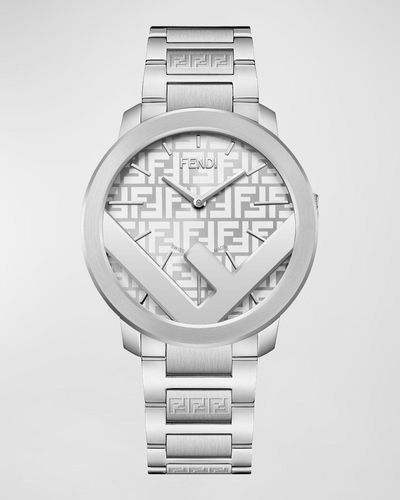 Fendi F Is Stainless Steel Bracelet Watch - Gray