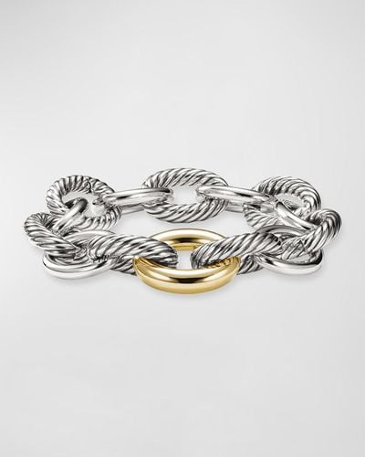 David Yurman Extra-Large Oval Link Bracelet - Sterling Silver Link,  Bracelets - DVY154375 | The RealReal