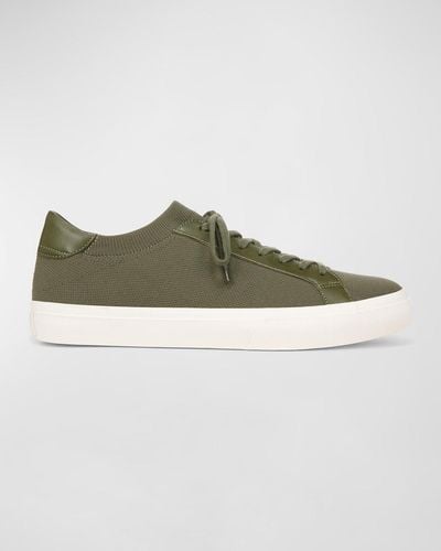 Vince Fulton Knit Low-Top Sneakers - Green