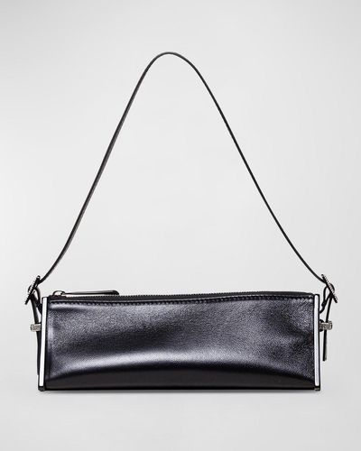Benedetta Bruzziches Joy Zip Leather Shoulder Bag - Black