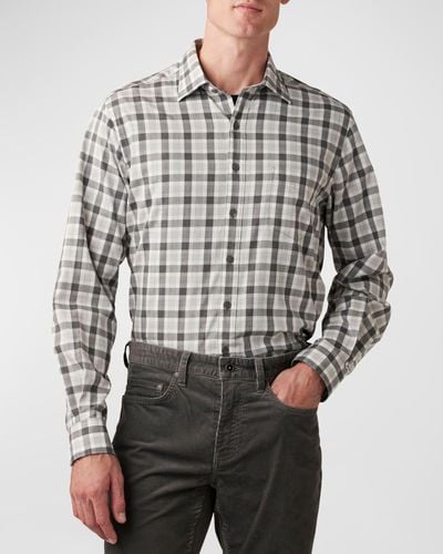 Rodd & Gunn Boltons Flannel Sport Shirt - Gray