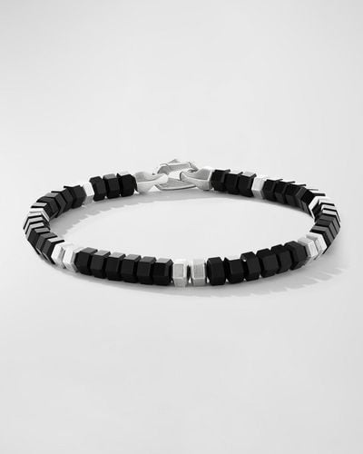 David Yurman Hex Bead Bracelet - Metallic