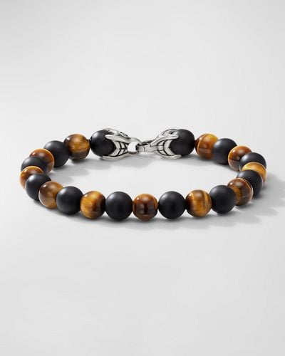 David Yurman Spiritual Beads Bracelet With, 8Mm - Metallic