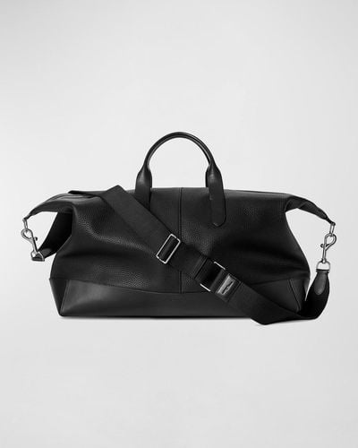 Shinola Canfield Grained Leather Duffel Bag - Black